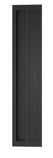 Ручка для раздвижных дверей TURNSTYLE DESIGNS LARGE RECESSED RECESS LEATHER BLACK
