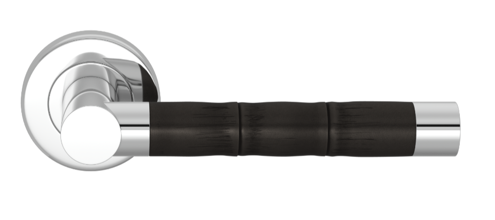 Ручка дверная TURNSTYLE DESIGNS BAMBOO RECESS AMALFINE BLACK BRONZE