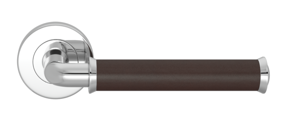 Ручка дверная TURNSTYLE DESIGNS BONNEVILLE STITCH IN PIPE RECESS CHOCOLATE