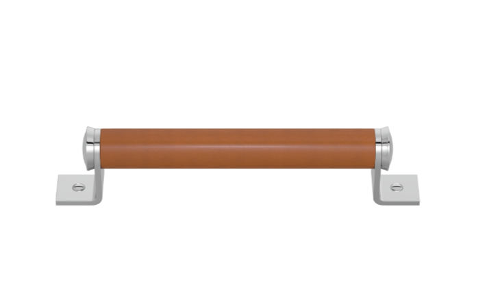 Ручка-скоба TURNSTYLE DESIGNS BARREL BRACKET RECESS LEATHER TAN