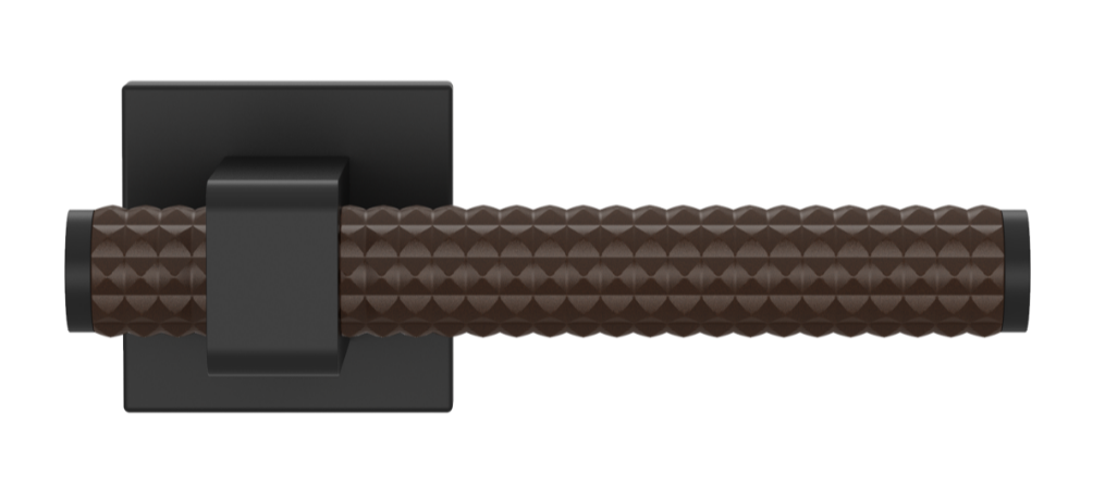 Ручка дверная TURNSTYLE DESIGNS DIAMOND PLINTH AMALFINE COCOA