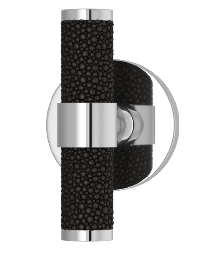 Мебельная ручка TURNSTYLE DESIGNS SHAGREEN STEPPED RECESS AMALFINE BLACK BRONZE