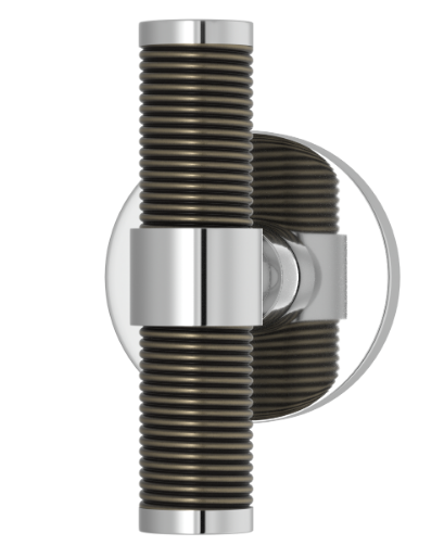 Мебельная ручка TURNSTYLE DESIGNS WIRE STEPPED RECESS AMALFINE SILVER BRONZE