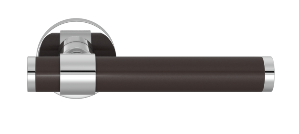 Ручка дверная TURNSTYLE DESIGNS BARREL STEPPED RECESS AMALFINE COCOA