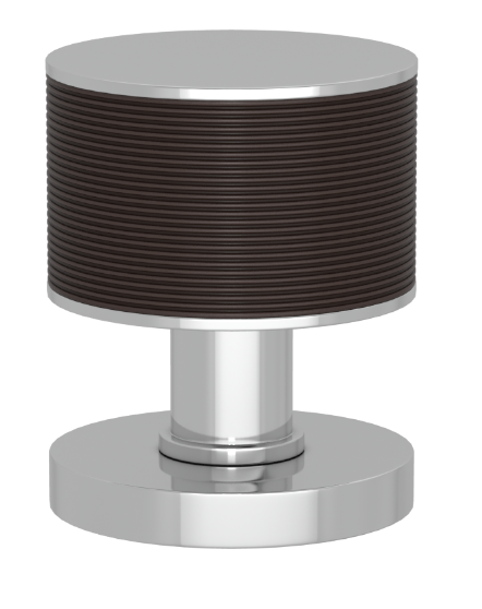 Ручка KNOB TURNSTYLE DESIGNS STACKED WIRE RECESS AMALFINE COCOA