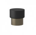 Мебельная ручка TURNSTYLE DESIGNS STOPPLE COMBINATION AMALFINE SILVER BRONZE (matt black)