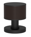 Ручка KNOB TURNSTYLE DESIGNS STACKED WIRE RECESS AMALFINE COCOA (matt black)