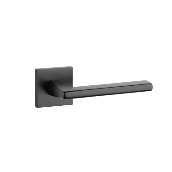 Дверная ручка STILE ARTA Q SLIMM 7mm (BLACK - черный)