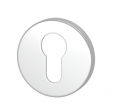 Дверная накладка TURNSTYLE DESIGNS FLAT EURO ESCUTCHEON (bright chrome)