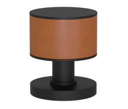 Ручка KNOB TURNSTYLE DESIGNS STACKED BARREL RECESS LEATHER TAN