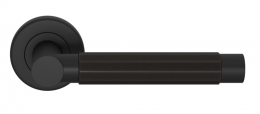 Ручка дверная TURNSTYLE DESIGNS FACETED BARREL RECESS AMALFINE BLACK BRONZE