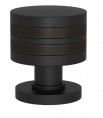 Ручка KNOB TURNSTYLE DESIGNS LAYER RECESS AMALFINE BLACK BRONZE (matt black)