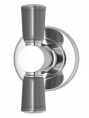 Мебельная ручка TURNSTYLE DESIGNS TUBE COMBINATION AMALFINE ALUPEWT (bright chrome)