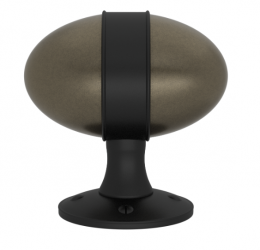 Ручка KNOB TURNSTYLE DESIGNS BANDED EGG COMBINATION AMALFINE SILVER BRONZE