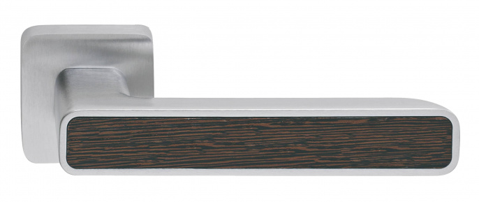Ручка дверная FRASCIO inner wood wengè (satin chrome)