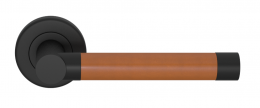 Ручка дверная TURNSTYLE DESIGNS BARREL STITCH IN RECESS LEATHER TAN