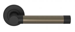 Ручка дверная TURNSTYLE DESIGNS BARREL RECESS AMALFINE SILVER BRONZE