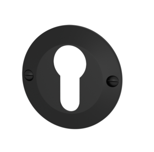 Дверная накладка TURNSTYLE DESIGNS CLASSIC EURO ESCUTCHEON (matt black)