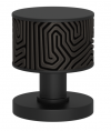 Ручка KNOB TURNSTYLE DESIGNS LABYRINTH RECESS AMALFINE BLACK BRONZE (matt black)