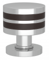 Ручка KNOB TURNSTYLE DESIGNS LAYER RECESS AMALFINE COCOA (bright chrome)