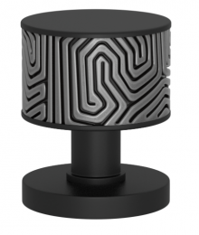 Ручка KNOB TURNSTYLE DESIGNS LABYRINTH RECESS AMALFINE ALUPEWT