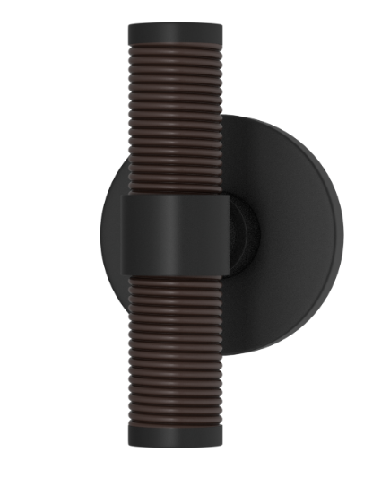 Мебельная ручка TURNSTYLE DESIGNS WIRE STEPPED RECESS AMALFINE COCOA (matt black)