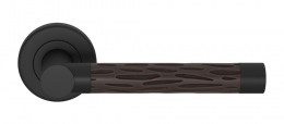 Ручка дверная TURNSTYLE DESIGNS ROUGH CUT RECESS AMALFINE COCOA