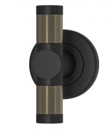Мебельная ручка TURNSTYLE DESIGNS FACETED BARREL RECESS AMALFINE SILVER BRONZE