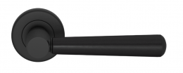 Ручка дверная TURNSTYLE DESIGNS TUBE STITCH IN COMBINATION LEATHER BLACK