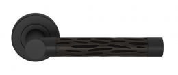 Ручка дверная TURNSTYLE DESIGNS ROUGH CUT RECESS AMALFINE BLACK BRONZE