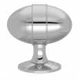 Ручка KNOB TURNSTYLE DESIGNS BANDED EGG SOLID (bright chrome)