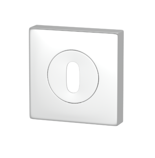 Дверная накладка TURNSTYLE DESIGNS SQUARE SLOTTED ESCUTCHEON (bright chrome)