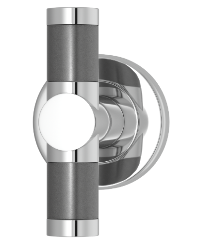 Мебельная ручка TURNSTYLE DESIGNS BARREL RECESS AMALFINE ALUPEWT (bright chrome)