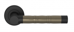 Ручка дверная TURNSTYLE DESIGNS BAMBOO RECESS AMALFINE SILVER BRONZE