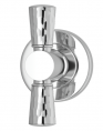 Мебельная ручка TURNSTYLE DESIGNS TUBE SOLID HAMMERED (bright chrome)