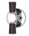 Мебельная ручка TURNSTYLE DESIGNS BAMBOO COMBINATION AMALFINE COCOA (bright chrome)