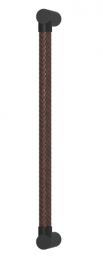 Ручка-скоба TURNSTYLE DESIGNS SLIM WOVEN BARREL RECESS LEATHER TOBACCO