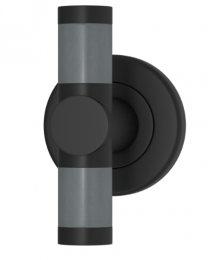 Мебельная ручка TURNSTYLE DESIGNS BARREL STITCH IN RECESS LEATHER SLATE GREY