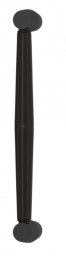 Ручка-скоба TURNSTYLE DESIGNS FACETED TUBE COMBINATION AMALFINE BLACK BRONZE