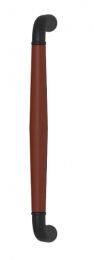 Ручка-скоба TURNSTYLE DESIGNS TUBE LONG STITCH IN GOOSE NECK COMBINATION LEATHER CHESTNUT