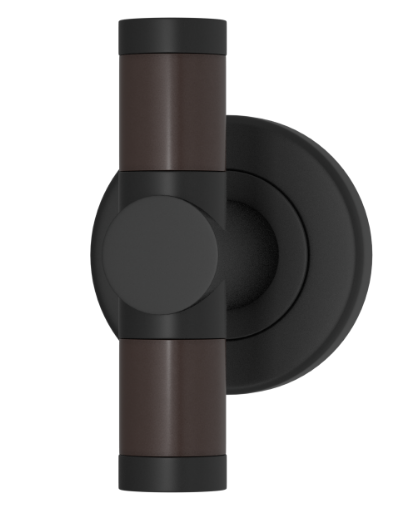 Мебельная ручка TURNSTYLE DESIGNS BARREL RECESS AMALFINE COCOA (matt black)