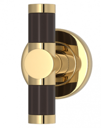 Мебельная ручка TURNSTYLE DESIGNS FACETED BARREL RECESS AMALFINE COCOA