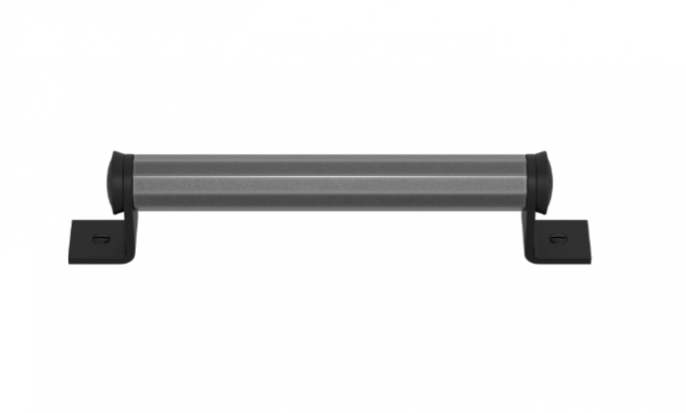 Ручка-скоба TURNSTYLE DESIGNS FACETED BRACKET AMALFINE ALUPEWT (matt black)
