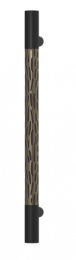 Ручка-скоба TURNSTYLE DESIGNS ROUGH CUT RECESS AMALFINE SILVER BRONZE