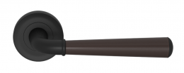 Ручка дверная TURNSTYLE DESIGNS TUBE GOOSE NECK COMBINATION AMALFINE COCOA