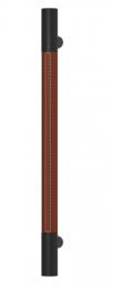 Ручка-скоба TURNSTYLE DESIGNS BARREL STITCH OUT RECESS LEATHER CHESTNUT