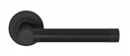 Ручка дверная TURNSTYLE DESIGNS BARREL STITCH IN RECESS LEATHER BLACK