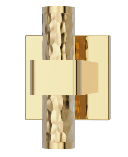 Мебельная ручка TURNSTYLE DESIGNS BARREL PLINTH SOLID HAMMERED (polished brass)