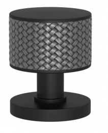 Ручка KNOB TURNSTYLE DESIGNS STACKED WOVEN RECESS AMALFINE ALUPEWT
