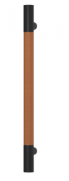 Ручка-скоба TURNSTYLE DESIGNS BARREL STITCH OUT RECESS LEATHER TAN